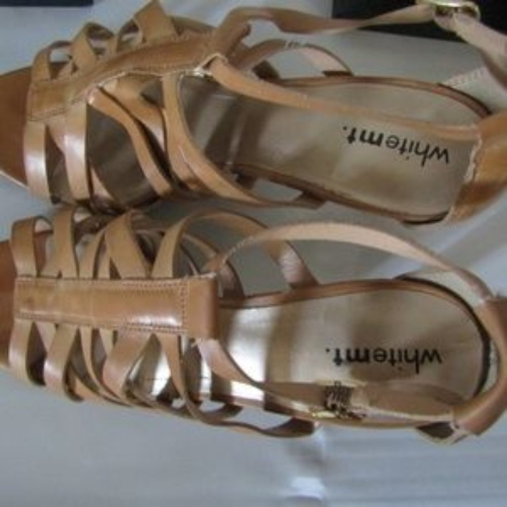 White Mountain Heel Strappy Sandals - Picture 6 of 6